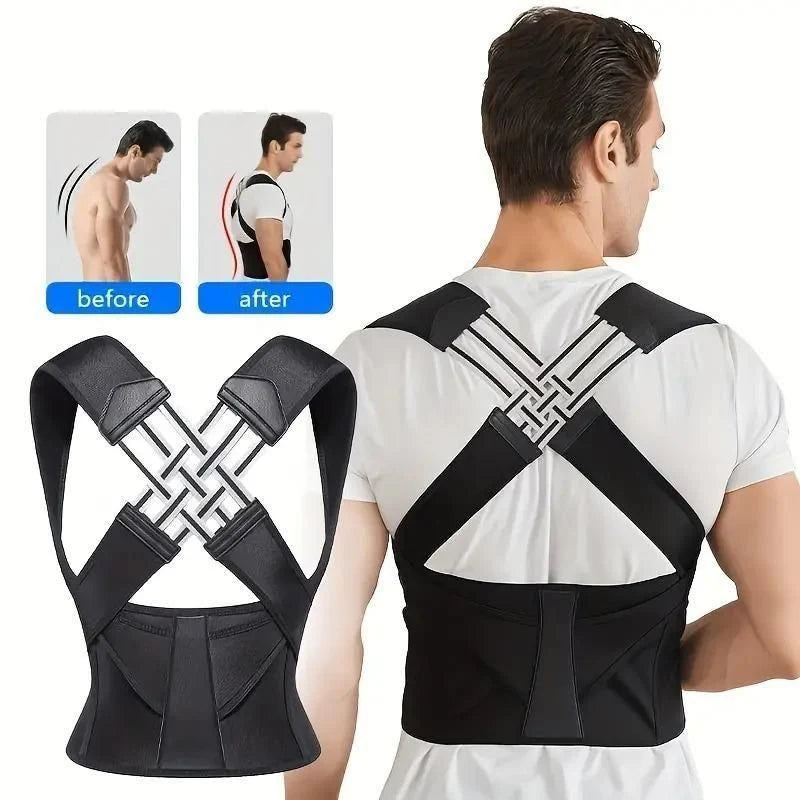 💪 PureEase™ Adjustable Back Posture Corrector