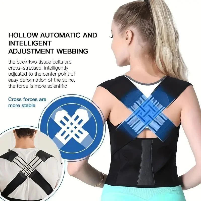 💪 PureEase™ Adjustable Back Posture Corrector