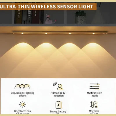 💡 PureEase™ Sleek Motion Sensor Light Bar